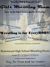 Girls wrestling is starting for the first time at Rosemont high school